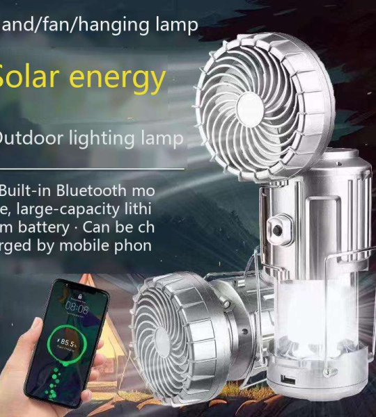Solar Powered LED Camping Lantern IP54 Waterproof ABS Body Lithium Battery 100-1000 Lumens SOS Flashing